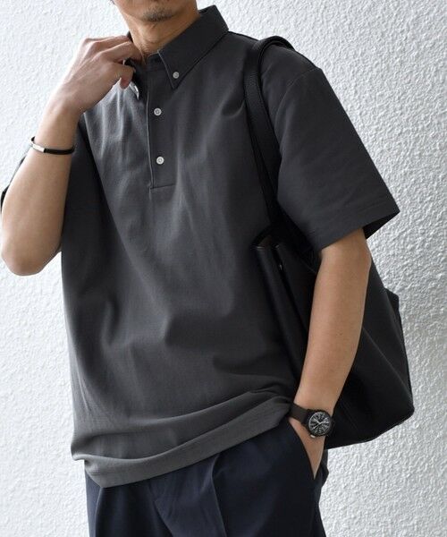 SHIPS / シップス ポロシャツ | SHIPS any:〈接触冷感/遮熱/UVカット機能等〉サマーファンクション 鹿の子 ボタンダウンポロシャツ◇ | 詳細18