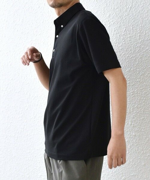 SHIPS / シップス ポロシャツ | SHIPS any:〈接触冷感/遮熱/UVカット機能等〉サマーファンクション 鹿の子 ボタンダウンポロシャツ◇ | 詳細30