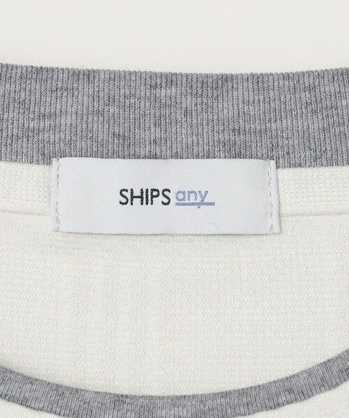SHIPS / シップス Tシャツ | 【WEB限定】SHIPS any: ジャカード フェイクレイヤード ポケット Tシャツ◇ | 詳細8