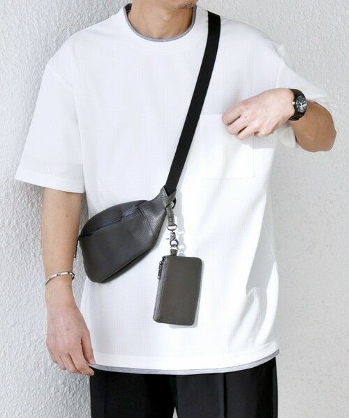 SHIPS / シップス Tシャツ | 【WEB限定】SHIPS any: ジャカード フェイクレイヤード ポケット Tシャツ◇ | 詳細3