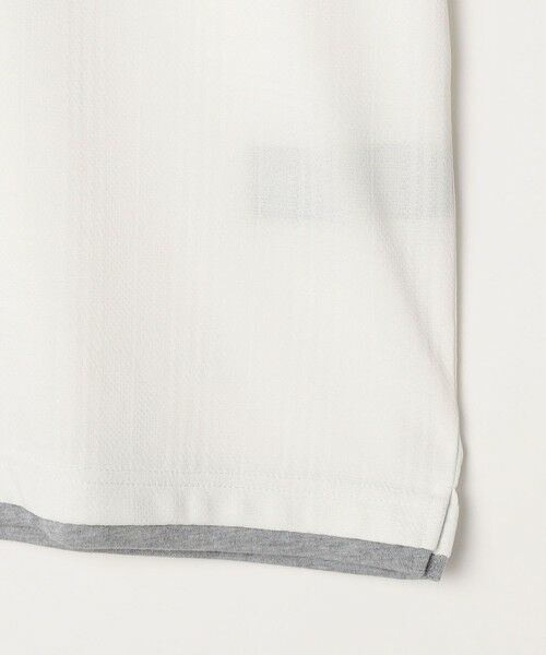 SHIPS / シップス Tシャツ | 【WEB限定】SHIPS any: ジャカード フェイクレイヤード ポケット Tシャツ◇ | 詳細10