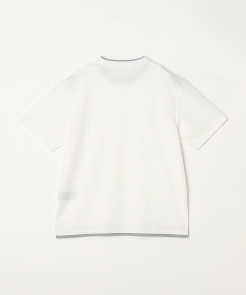 SHIPS / シップス Tシャツ | 【WEB限定】SHIPS any: ジャカード フェイクレイヤード ポケット Tシャツ◇ | 詳細12