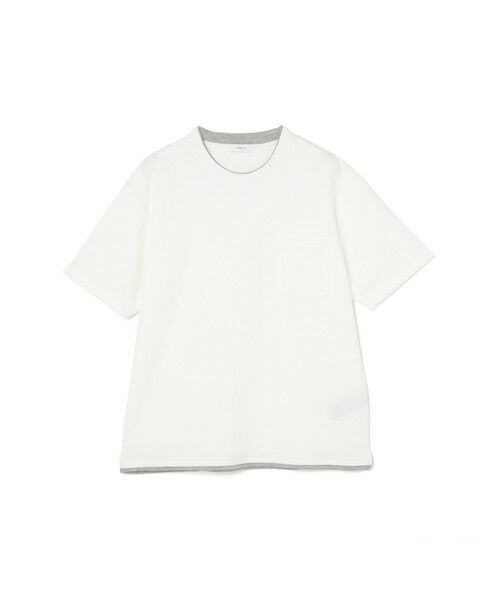 SHIPS / シップス Tシャツ | 【WEB限定】SHIPS any: ジャカード フェイクレイヤード ポケット Tシャツ◇ | 詳細18