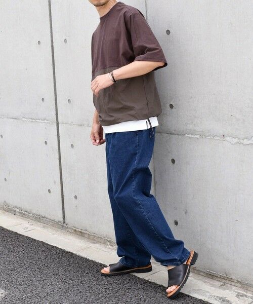 SHIPS / シップス Tシャツ | SHIPS any: コットン / ナイロン コンビ スケアスリーブ スピンドル ワイド Tシャツ◇ | 詳細19