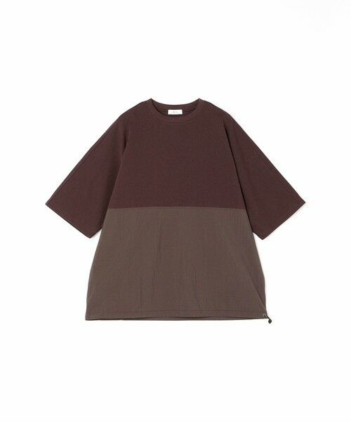 SHIPS / シップス Tシャツ | SHIPS any: コットン / ナイロン コンビ スケアスリーブ スピンドル ワイド Tシャツ◇ | 詳細22