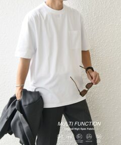 SHIPS / シップス Tシャツ | SHIPS any:〈接触冷感/遮熱/UVカット機能等〉サマーファンクション ポケット Tシャツ 25SS◇