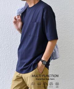 SHIPS / シップス Tシャツ | SHIPS any:〈接触冷感/遮熱/UVカット機能等〉サマーファンクション ポケット Tシャツ 25SS◇