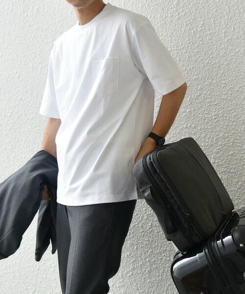 SHIPS / シップス Tシャツ | SHIPS any:〈接触冷感/遮熱/UVカット機能等〉サマーファンクション ポケット Tシャツ 25SS◇ | 詳細5