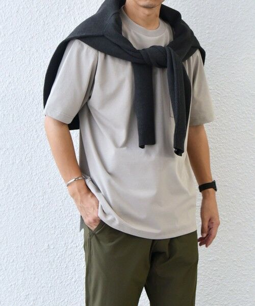 SHIPS / シップス Tシャツ | SHIPS any:〈接触冷感/遮熱/UVカット機能等〉サマーファンクション ポケット Tシャツ 25SS◇ | 詳細12