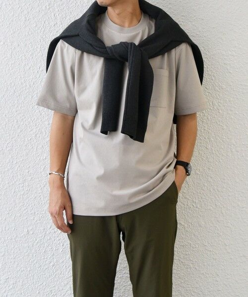 SHIPS / シップス Tシャツ | SHIPS any:〈接触冷感/遮熱/UVカット機能等〉サマーファンクション ポケット Tシャツ 25SS◇ | 詳細10