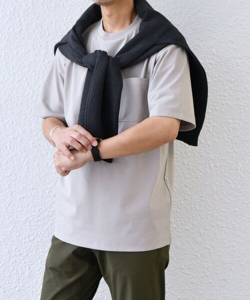 SHIPS / シップス Tシャツ | SHIPS any:〈接触冷感/遮熱/UVカット機能等〉サマーファンクション ポケット Tシャツ 25SS◇ | 詳細11