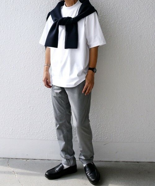 SHIPS / シップス Tシャツ | SHIPS any:〈接触冷感/遮熱/UVカット機能等〉サマーファンクション モックネック Tシャツ 25SS◇ | 詳細1