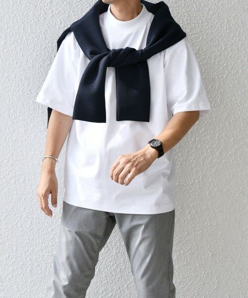 SHIPS / シップス Tシャツ | SHIPS any:〈接触冷感/遮熱/UVカット機能等〉サマーファンクション モックネック Tシャツ 25SS◇ | 詳細3