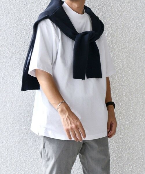 SHIPS / シップス Tシャツ | SHIPS any:〈接触冷感/遮熱/UVカット機能等〉サマーファンクション モックネック Tシャツ 25SS◇ | 詳細5