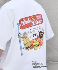 SHIPS / シップス Tシャツ | SHIPS any: SNOOPY コラボ カルチャー グラフィック バック プリント Tシャツ◇