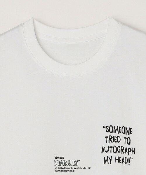 SHIPS / シップス Tシャツ | SHIPS any: SNOOPY コラボ カルチャー グラフィック バック プリント Tシャツ◇ | 詳細17