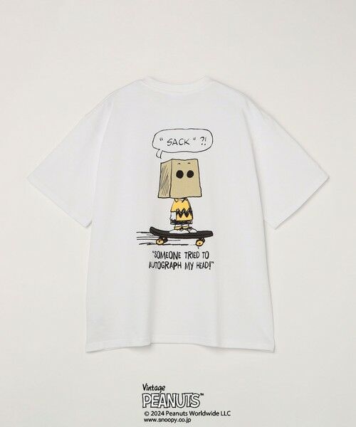SHIPS / シップス Tシャツ | SHIPS any: SNOOPY コラボ カルチャー グラフィック バック プリント Tシャツ◇ | 詳細20