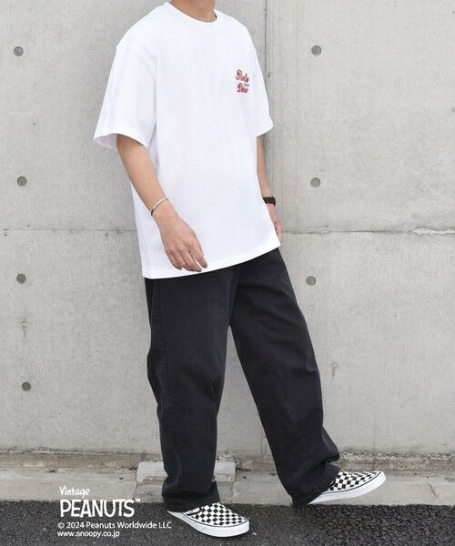 SHIPS / シップス Tシャツ | SHIPS any: SNOOPY コラボ カルチャー グラフィック バック プリント Tシャツ◇ | 詳細24