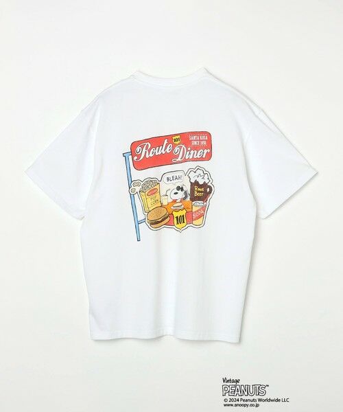 SHIPS / シップス Tシャツ | SHIPS any: SNOOPY コラボ カルチャー グラフィック バック プリント Tシャツ◇ | 詳細30