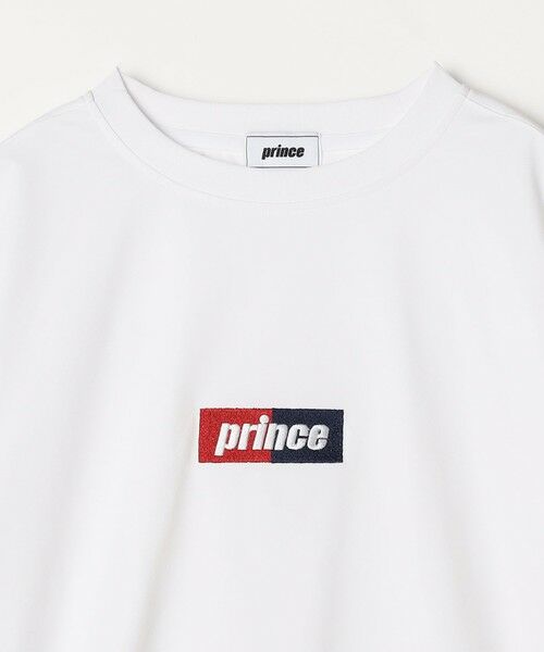SHIPS / シップス Tシャツ | 【SHIPS any別注】prince:〈吸水速乾/UVカット/遮熱〉ボックス ロゴ 刺繍 スピンドル Tシャツ◇ | 詳細12