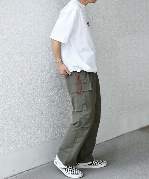 SHIPS / シップス Tシャツ | 【SHIPS any別注】prince:〈吸水速乾/UVカット/遮熱〉ボックス ロゴ 刺繍 スピンドル Tシャツ◇ | 詳細3