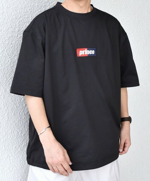 SHIPS / シップス Tシャツ | 【SHIPS any別注】prince:〈吸水速乾/UVカット/遮熱〉ボックス ロゴ 刺繍 スピンドル Tシャツ◇ | 詳細20