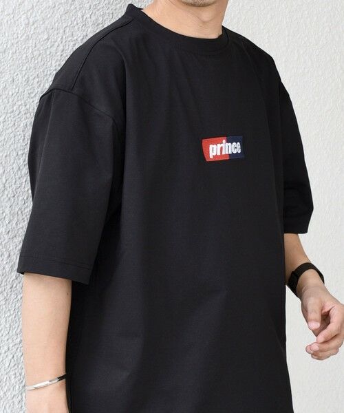 SHIPS / シップス Tシャツ | 【SHIPS any別注】prince:〈吸水速乾/UVカット/遮熱〉ボックス ロゴ 刺繍 スピンドル Tシャツ◇ | 詳細23