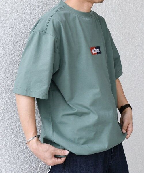 SHIPS / シップス Tシャツ | 【SHIPS any別注】prince:〈吸水速乾/UVカット/遮熱〉ボックス ロゴ 刺繍 スピンドル Tシャツ◇ | 詳細30