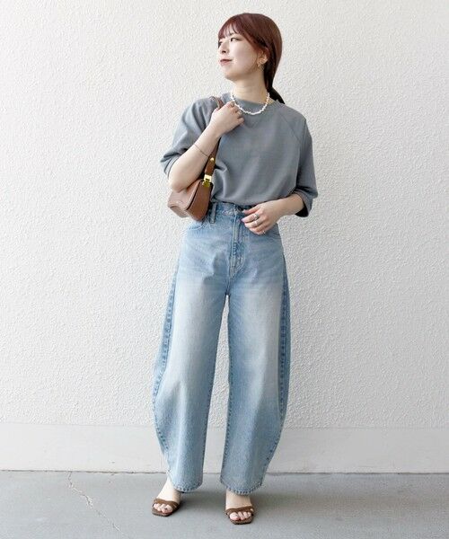 SHIPS / シップス Tシャツ | 【SHIPS any別注】athletic wear MASON: スマイルマーク/刺繍 スウェット Tシャツ◇ | 詳細1