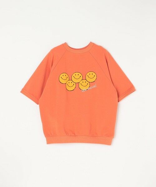 SHIPS / シップス Tシャツ | 【SHIPS any別注】athletic wear MASON: スマイルマーク/刺繍 スウェット Tシャツ◇ | 詳細26