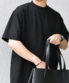 SHIPS / シップス Tシャツ | SHIPS any: デザイン リブ ハイゲージ ポンチ クルーネック Tシャツ◇