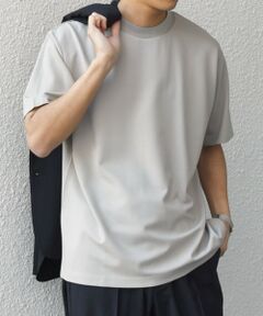 SHIPS / シップス Tシャツ | SHIPS any: デザイン リブ ハイゲージ ポンチ クルーネック Tシャツ◇