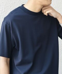 SHIPS / シップス Tシャツ | SHIPS any: デザイン リブ ハイゲージ ポンチ クルーネック Tシャツ◇