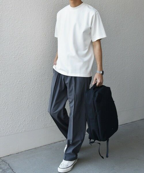 SHIPS / シップス Tシャツ | SHIPS any: デザイン リブ ハイゲージ ポンチ クルーネック Tシャツ◇ | 詳細2