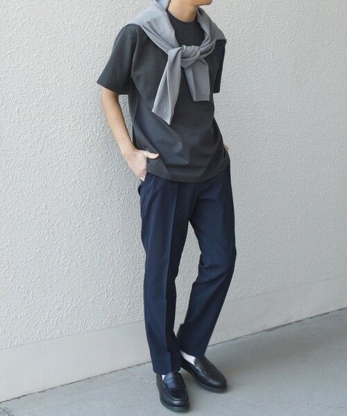 SHIPS / シップス Tシャツ | SHIPS any: デザイン リブ ハイゲージ ポンチ クルーネック Tシャツ◇ | 詳細9