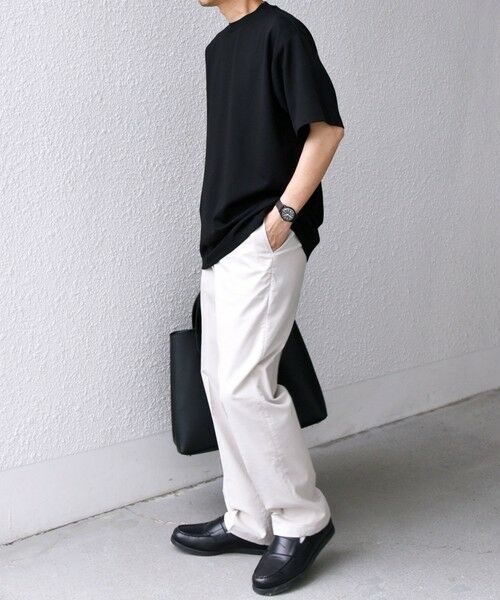 SHIPS / シップス Tシャツ | SHIPS any: デザイン リブ ハイゲージ ポンチ クルーネック Tシャツ◇ | 詳細16