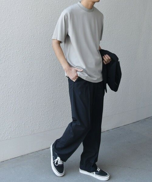 SHIPS / シップス Tシャツ | SHIPS any: デザイン リブ ハイゲージ ポンチ クルーネック Tシャツ◇ | 詳細24