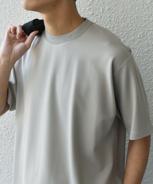 SHIPS / シップス Tシャツ | SHIPS any: デザイン リブ ハイゲージ ポンチ クルーネック Tシャツ◇ | 詳細27