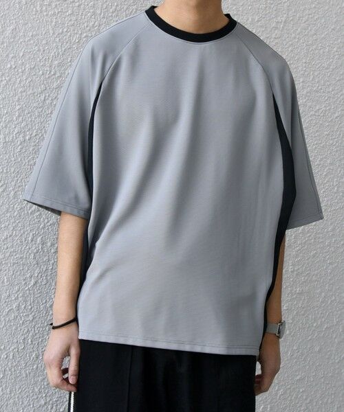 SHIPS / シップス Tシャツ | SHIPS any:〈洗濯機可能〉リブ パネル スポーティー ジャージー Tシャツ◇ | 詳細3