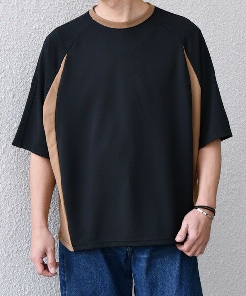 SHIPS / シップス Tシャツ | SHIPS any:〈洗濯機可能〉リブ パネル スポーティー ジャージー Tシャツ◇ | 詳細14