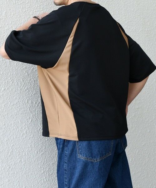 SHIPS / シップス Tシャツ | SHIPS any:〈洗濯機可能〉リブ パネル スポーティー ジャージー Tシャツ◇ | 詳細15