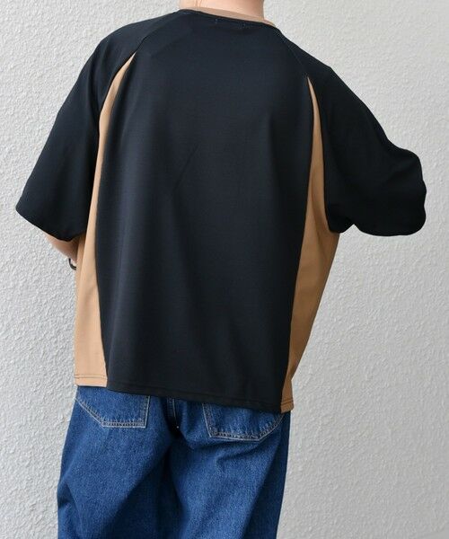 SHIPS / シップス Tシャツ | SHIPS any:〈洗濯機可能〉リブ パネル スポーティー ジャージー Tシャツ◇ | 詳細16