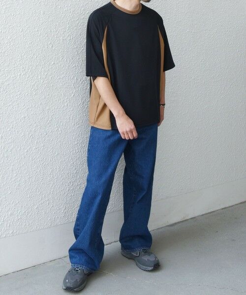 SHIPS / シップス Tシャツ | SHIPS any:〈洗濯機可能〉リブ パネル スポーティー ジャージー Tシャツ◇ | 詳細10