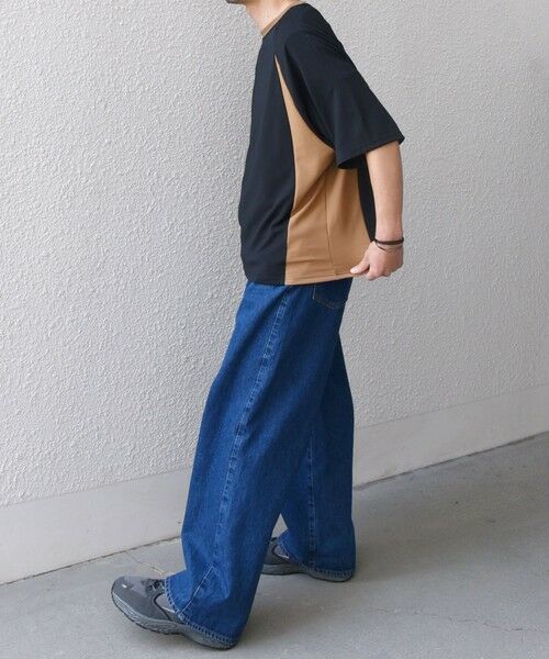 SHIPS / シップス Tシャツ | SHIPS any:〈洗濯機可能〉リブ パネル スポーティー ジャージー Tシャツ◇ | 詳細11