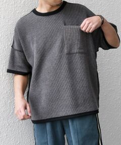 SHIPS / シップス Tシャツ | SHIPS any:〈洗濯機可能〉コードパイル リバーシブル Tシャツ◇