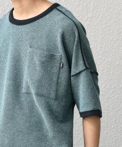 SHIPS / シップス Tシャツ | SHIPS any:〈洗濯機可能〉コードパイル リバーシブル Tシャツ◇