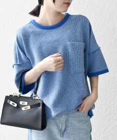 SHIPS / シップス Tシャツ | SHIPS any:〈洗濯機可能〉コードパイル リバーシブル Tシャツ◇