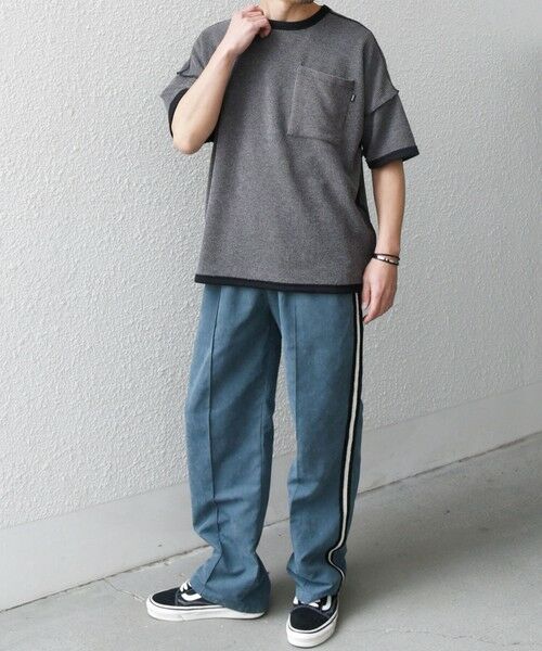 SHIPS / シップス Tシャツ | SHIPS any:〈洗濯機可能〉コードパイル リバーシブル Tシャツ◇ | 詳細1