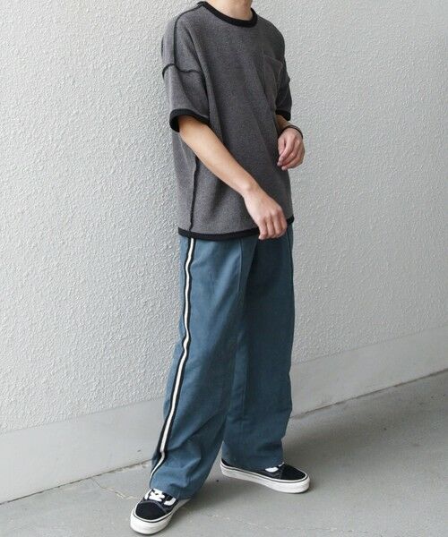 SHIPS / シップス Tシャツ | SHIPS any:〈洗濯機可能〉コードパイル リバーシブル Tシャツ◇ | 詳細2