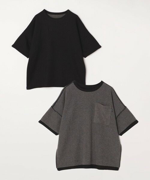 SHIPS / シップス Tシャツ | SHIPS any:〈洗濯機可能〉コードパイル リバーシブル Tシャツ◇ | 詳細12